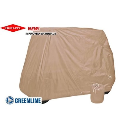 Eevelle Greenline 2 Passenger Golf Cart Storage Cover - Tan GLCT02